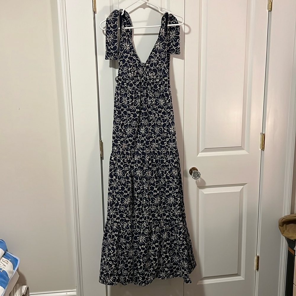 Blue dress by Sezane